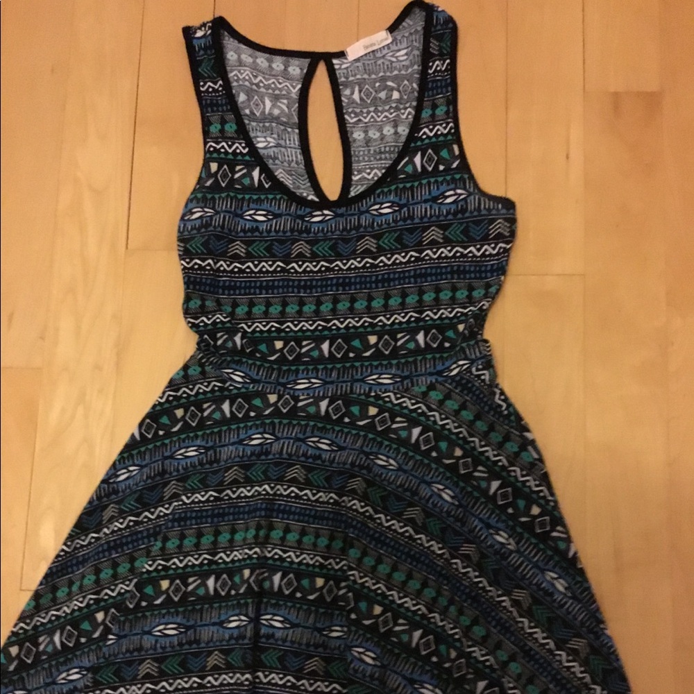 Aztec skater dress
